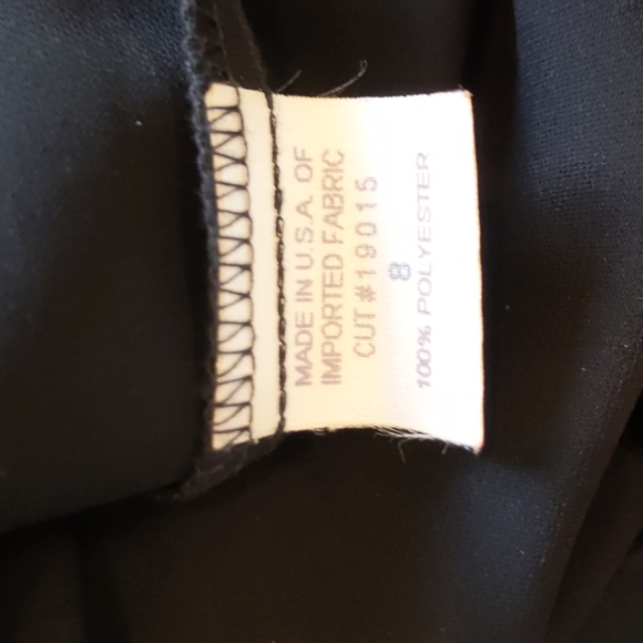 Harolds Womens Black Pants Fan Detail - Picture 8 of 8